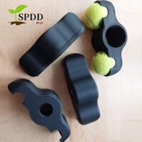 Spdd 2 Miếng Lót Chân Bóng Tennis, Chân Đĩa Rocker Nhựa Tập Đi Xe Đạp Miếng Lót Chân, Chống Trơn Trượt Xe Đạp Thông Minh Huấn Luyện Wahoo Kickr Core Giảm Sốc