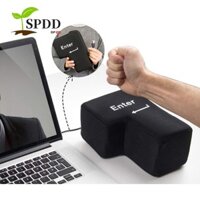 Spdd Big Enter Key, Gối Máy Tính Để Bàn Bàn Phím USB Nút Thông Hơi USB, Máy Tính Xách Tay Đệm Mềm Bọt Biển Cắm Và Chạy Máy Tính Nhập Chìa Khóa Cho Lập Trình Viên