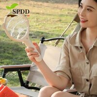 Spdd Fly Côn Trùng Muỗi Swatter, Pin 225mAh Nhẹ Điện Muỗi, Thiết Thực Mạnh Mẽ Với Đèn LED Sạc Zapper Swatter Phòng Ngủ