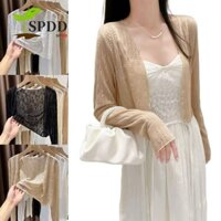 Spdd Lưới Hoa Cardigan, Đi Biển Mặc Ren Áo Cardigan, Khăn Choàng Hoa Đơn Giản Hàn Quốc Chống Nắng Áo Dạo Phố
