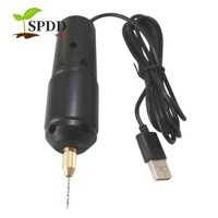 SPDD Máy Khoan SPDD, Dụng Cụ Đấm USB Máy Khoan Điện Mini, Thủ Công Gỗ 5 Mũi Khoan Nhỏ 5V Cầm Tay Điện Làm Đồ Trang Sức