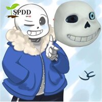 Spdd Sans Undertale Mặt nạ Trang phục Chống đỡ Trò chơi Phim Chống đỡ Mặt nạ cao su Quà tặng Halloween Mũ lưỡi trai Nhật Bản Cosplay Áo khoác