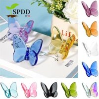 SPDD Spdd Bướm Các Bức Tượng Nhỏ, Phản Quang Siêu Winkling Kính Bướm Trang Trí, Chất Lượng Cao Trong Suốt Bền Nhiều Màu Bướm Bay Sưu Tập Giáng Sinh