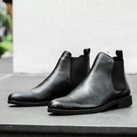 SPE Giày Boots Da Bò Tấm- Combo Giày+Lót Tăng Chiều Cao Bảo Hành 12 Tháng.