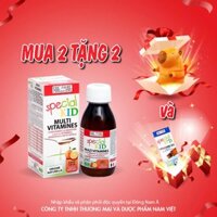 Special Kid Multi Vitamines (125ml) - Siro bổ sung vitamin và khoáng chất, hỗ trợ nâng cao sức khoẻ [Nhập khẩu Pháp]
