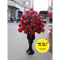 SPHONG23: Combo nguyên liệu làm bình hoa hồng pha lê 45 bông (không kèm bình)