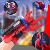 Spider Launcher Spider Man Găng tay quay Đồ chơi trẻ em Bé trai Viên đạn mềm có thể phóng