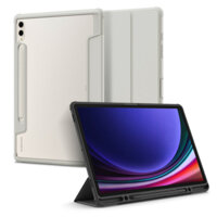 Spigen Bao Da Nắp Gập Màu Xám Có Ngăn Đựng Bút Cảm Ứng Cho galaxy tab s9 / s9 plus Đen