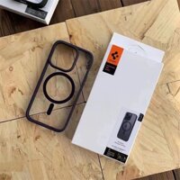 Spigen Ốp Điện Thoại Từ Tính Màu Đen Trong Suốt Cho iphone 12 13 14 pro max 14 plus