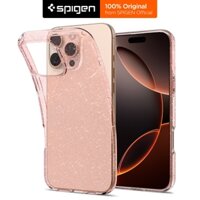 Spigen Ốp Lưng Liquid Crystal Glitter Cho iPhone 16 Pro 16 15 Series, Dẻo Dai Ốp Lưng iPhone