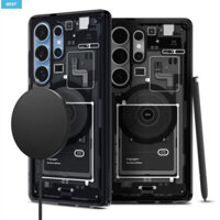 Spigen - ultra Hybrid Magnetic Zero: một trường hợp cho galaxy s25 plus ultra / black white chính thức
