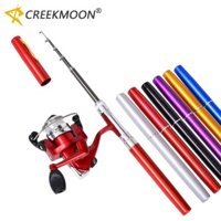 Spinner Cần Câu Cá mini Bỏ Túi Siêu Nhẹ Dài 1m