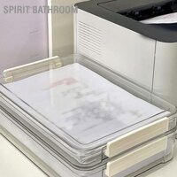 SPIRIT Bathroom Giấy A4 Hộp Bảo Quản Bền Tài Liệu Trong Suốt Người Tổ Chức Dự Án Cho Tạp Chí Ảnh Tem Phong Bì Hóa Đơn