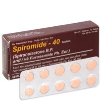 Spiromide – 40 Tablets trị phù, tăng huyết áp (3 vỉ x 10 viên) Pakistan