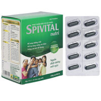 Spivital Nutri, hỗ trợ hạn chế lão hóa, chống suy nhược cơ thể, giảm mệt mỏi