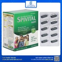 Spivital Nutri hỗ trợ tăng cường sức khỏe hộp 100 viên