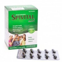 SPIVITAL NUTRI TẢO THỰC VẬT CUNG CẤP VITAMIN VÀ KHOÁNG CHẤT HỘP 100 VIÊN
