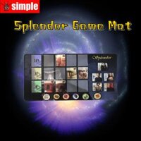 Splendor Game Mat Thảm Chơi Game Splendor Thảm Trải Bàn In Độ Nét Cao 24X14 Inch