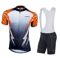 sponeed Men's Shorts Bib and Jersey Cycling Kits Set Road Bike Outdoor Riding Sportswear