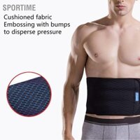 Sportime Đai lưng thể thao có điều chỉnh Nam Nữ Eo Huấn luyện viên Tập dục Hỗ trợ