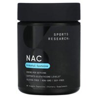 Sports Research NAC N-Acetyl-Cysteine 600 mg 90 Veggie Capsules