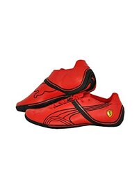 Sportwear Men's Sneakers Puma Future Cat Remix Ferrari Rosso Corsa Scuderia Size 4 (Multicolour, 000)