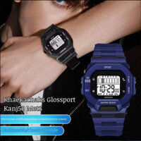 【Sporty Innovative】Multi-Function Sports Waterproof Digital Watch Trendy LED Cube Design Suitable Adult/Children/Student Electronic Timepiece
