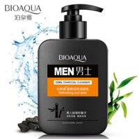 Spot # Boquanya Men's Cool Active Charcoal Cleanser Làm sạch lỗ chân lông Hút đầu đen Sữa rửa mặt dưỡng ẩm 0923hw