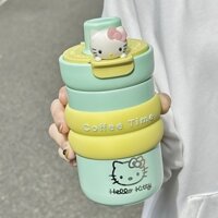 [Spot] Cốc hút chân không ống hút hellokitty cốc đi kèm cà phê xách tay nữ sinh mùa đông Cốc pha trà tách nước