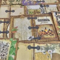 Spot Goods#[1363People Collection]T31 Magic Potion Inner Page Material Pack junk journal Vintage Journal Materials Vintage Collage Material0321hw