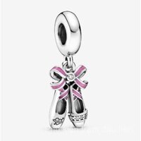 Spot Goods2024 new fashion 925 silver Ballet shoes charm