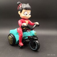 [Spot Hot Sale] Nezha 2 đồ chơi xe điện lăn quay Xe ba bánh Natra ánh sáng hiệu ứng âm nhạc Đồ chơi trẻ em lật động