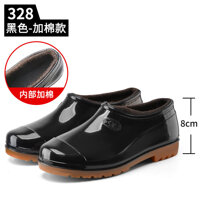 Spot Labor insurance man in the high water shoes wear thick soles canister boots and waterproof non-slip low tube rain water shoe man wading boots