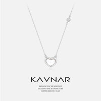 [Spot] Mặt dây chuyền tình yêu vỏ sò hình con cáo trắng, Vòng cổ ngắn khí chất đơn giản, Dây Chuyền Áo len thu đông cao cấp sang trọng nhẹ nhàng, Dây Chuyền xương đòn