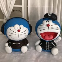 Spot# oversized Ding-Dang cat drop-proof piggy bank, Doraemon ornament piggy bank for boys and girls cartoon children gift 3.14NA