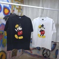 Spot Revenge Hợp Thời Trang Thương Hiệu E Cùng Phong Cách Châu Âu Và Mỹ Siêu Nóng Hoạt Hình Tour Phố Cổ Tròn Rời Áo Thun Shor