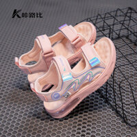 [Spot] [Thiết kế mũi giày hở mũi] Dép Nam Nữ Kalubi Xăng đan đế mềm chống trượt Kiểu Mới Mùa Hè Giày đi biển trẻ em vừa và lớn dễ phối đồ học sinh