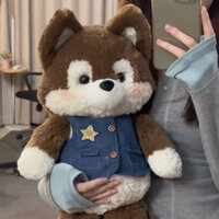 [Spot tóc nhanh] Chữa bệnh chạy rừng, thỏ, gấu, mèo dễ thương, đồ chơi sang trọng, búp bê Husky, búp bê vải