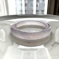 [Spot] Vòng Tay Chalcedony mã não tự nhiên nguyên chất, hoa violet, hoa đỏ nổi, chu sa, nguyên liệu Brazil, Vòng Tay Phong Cách quốc gia, kiểu bán chạy hoàn hảo