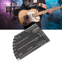 Spr-string Action Gauge Fret Ruler Điện Bass Guitar Chiều Cao Thiết Lập Thép Không Gỉ Luthier Tool