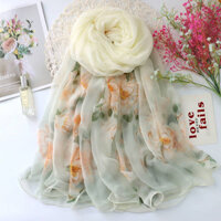 Spring and Summer Warm Scarf Women's High-End Silk Scarf Spring, Summer, Autumn and Winter Photography Travel Square New Scarf Young and Middle-Aged lLyZ