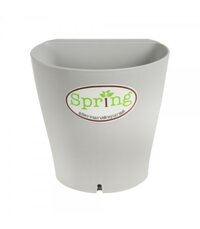 SPRING Chậu nhựa trồng cây treo tường Thái Lan W13xH13xD11.7cm màu xám