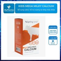 Spring Leaf Kids Mega Milky Calcium – Viên nhai canxi sữa cho bé