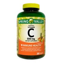 Spring Valley Chewable Vitamin C 500mg 200 tablets