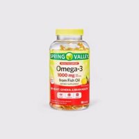 Spring Valley Omega 3 Fish Oil - Dầu Cá Hồi Omega 3 Của Mỹ