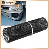 Spring061 Lưới tản nhiệt phía trước xe Trim Guard Cover Lắp đặt nhanh bền cho xe hơi (Màu đen)