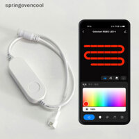 Springevencool 1 Pre Flashed WLED 5V 12V WS2812B WS28111 SK6812 TM1814 Bộ điều khiển dải đèn LED Bộ điều khiển dây đèn LED Springevencool