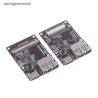 Springevencool 30pin 40pin DP Sang EDP Bảng điều khiển TYPEC EDP Bảng điều hợp tín hiệu Cáp EDP 4k 8K 144HZ Cho 30p 40p Màn hình hiển thị LCD Máy tính Springevencool