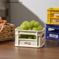 Springevenepic 2024 Sáng Tạo Gốm Ăn Nhẹ Bát, Bát Trái Cây, Bắp Rang Pháp Khoai Tây Chiên Bát Mới