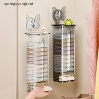 Springevengreat Treo Tường Hộp Bảo Quản Chống Bụi Dung Tích Lớn Trong Suốt Tất Tổ Chức Tiện Lợi Hút Tủ Quần Áo Sắp Xếp Springevengreat